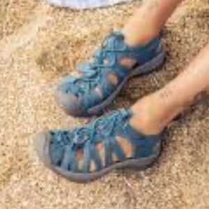 Keen Waterproof Sandals, Black, Size 9